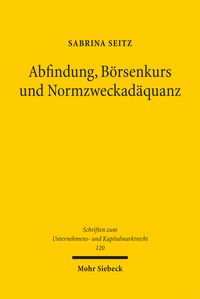 Produktbild: Abfindung, B&ouml;rsenkurs und Normzweckad&auml;quanz