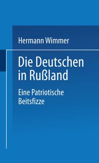 Produktbild: Die Deutschen in Ru&szlig;land
