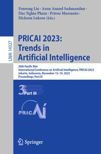 Produktbild: PRICAI 2023: Trends in Artificial Intelligence
