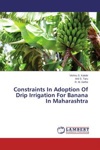 Produktbild: Constraints In Adoption Of Drip Irrigation For Banana In Maharashtra