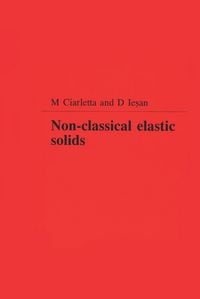 Produktbild: Non-Classical Elastic Solids