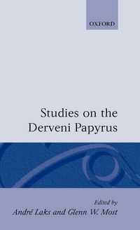 Produktbild: Studies on the Derveni Papyrus