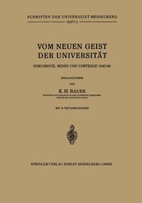 Produktbild: Vom Neuen Geist der Universit&auml;t
