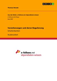 Produktbild: Versicherungen und deren Regulierung