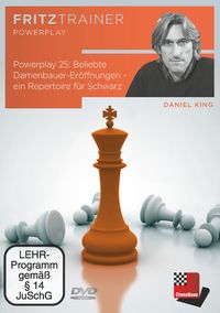 Bild vom Artikel Daniel King: Power Play 25 - Beliebte Damenbauer-Eröffnungen - ein Repertoire für Schwarz vom Autor Daniel King