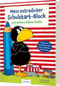 Produktbild: Der kleine Rabe Socke: Mein extradicker Schulstart-Block