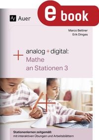 Produktbild: Analog + digital: Mathe an Stationen 3