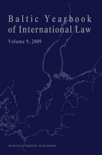 Produktbild: Baltic Yearbook of International Law, Volume 9 (2009)