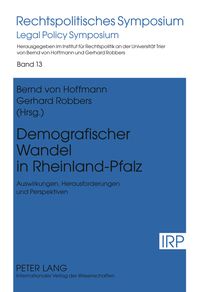 Produktbild: Demografischer Wandel in Rheinland-Pfalz
