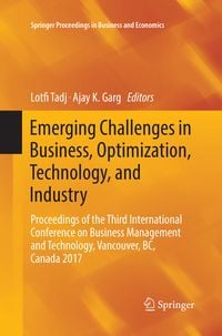 Produktbild: Emerging Challenges in Business, Optimization, Technology, and Industry