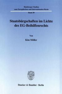 Produktbild: Staatsb&uuml;rgschaften im Lichte des EG-Beihilfenrechts.
