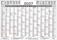 Produktbild: Tafelkalender A4 2027