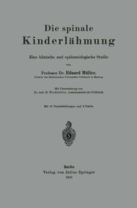 Produktbild: Die spinale Kinderl&auml;hmung