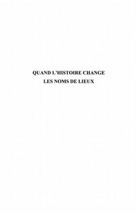 Produktbild: Quand l'histoire change les noms de lieux - les lieux A dAc