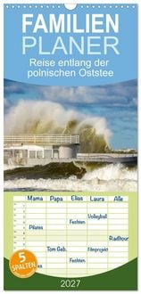 Produktbild: Familienplaner 2027 - Reise entlang der polnischen Oststee mit 5 Spalten (Wandkalender, 21 x 45 cm) CALVENDO