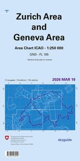 Produktbild: Zurich Area / Geneva Area 1:250 000