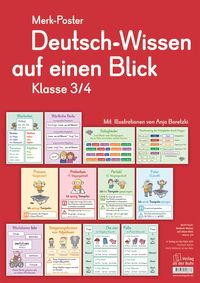 Bild vom Artikel Merk-Poster Deutsch-Wissen auf einen Blick Klasse 3/4 vom Autor Redaktionsteam Verlag an der Ruhr