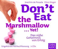 Produktbild: Don't Eat the Marshmallow ... Yet!, 3 Audio-CDs