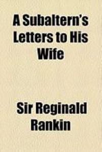Produktbild: A Subaltern's Letters to His Wife