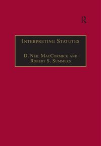 Produktbild: Interpreting Statutes