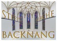 Produktbild: Backnang - Panoramablicke in die Stiftskirche (Tischkalender 2026 DIN A5 quer), CALVENDO Monatskalender