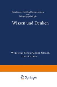 Produktbild: Wissen und Denken