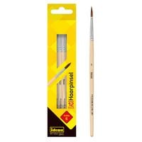Produktbild: Idena Bundle Haarpinsel Gr&ouml;&szlig;e 6, 12er Pack