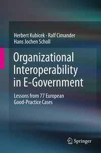 Produktbild: Organizational Interoperability in E-Government