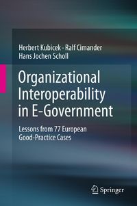Produktbild: Organizational Interoperability in E-Government