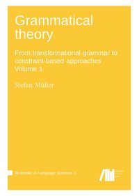Produktbild: Grammatical theory Vol. 1