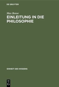 Produktbild: Einleitung in die Philosophie