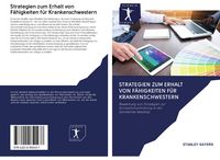 Produktbild: Strategien zum Erhalt von F&auml;higkeiten f&uuml;r Krankenschwestern
