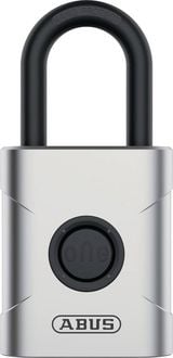 Produktbild: ABUS ABEO10000 Vorh&auml;ngeschloss Bluetooth Silber Bluetooth-Vorh&auml;ngeschloss