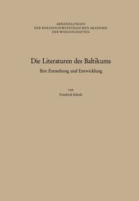 Produktbild: Die Literaturen des Baltikums