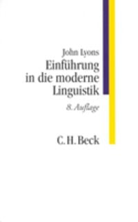 Bild vom Artikel Einführung in die moderne Linguistik vom Autor John Lyons