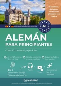 Produktbild: Aprender alem&aacute;n para principiantes. Curso A1 con audio y ejercicios