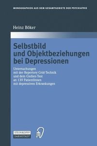 Produktbild: Selbstbild und Objektbeziehungen bei Depressionen