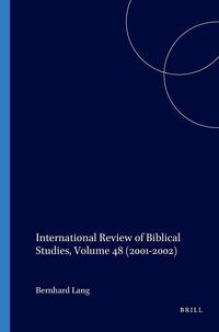 Produktbild: International Review of Biblical Studies, Volume 48 (2001-2002)