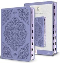 Produktbild: KJV Holy Bible, Large Print Medium Format, Lavender Faux Leather W/Thumb Index and Ribbon Marker, Red Letter