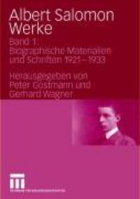 Produktbild: Albert Salomon Werke