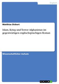 Produktbild: Islam, Krieg und Terror: Afghanistan im gegenw&auml;rtigen englischsprachigen Roman