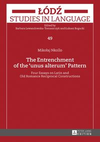 Produktbild: The Entrenchment of the &laquo;unus alterum&raquo; Pattern
