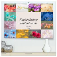 Produktbild: Farbenfroher Bl&uuml;tentraum (hochwertiger Premium Wandkalender 2026 DIN A2 quer), Kunstdruck in Hochglanz