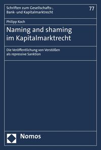 Produktbild: Naming and shaming im Kapitalmarktrecht