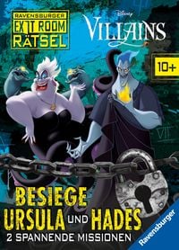 Bild vom Artikel Ravensburger Exit Room Rätsel: Disney Villains - Besiege Ursula und Hades: 2 spannende Missionen vom Autor Anne Scheller