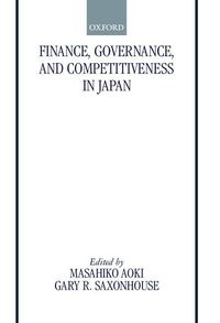 Produktbild: Finance Governance & Competiti
