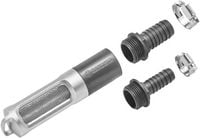 Produktbild: GARDENA 09093-20 Saugfilter mit R&uuml;ckflussstop, Set f&uuml;r den Anschluss an Saugschl&auml;uche Saugfilter 220 mm Edelstahl (rostfrei)