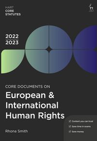 Produktbild: Core Documents on European & International Human Rights 2022-23