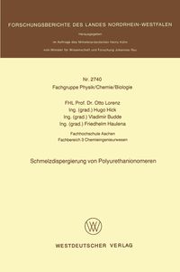Produktbild: Schmelzdispergierung von Polyurethanionomeren