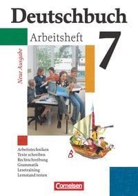 Produktbild: Deutschbuch 7. Schuljahr. Arbeitsheft mit L&ouml;sungen.